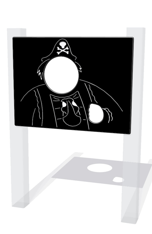 Pirate Head Through Play Panel